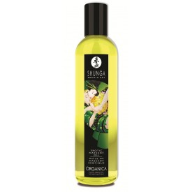 Массажное масло Organica с ароматом зеленого чая - 250 мл.